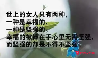 女人感悟人生的句子